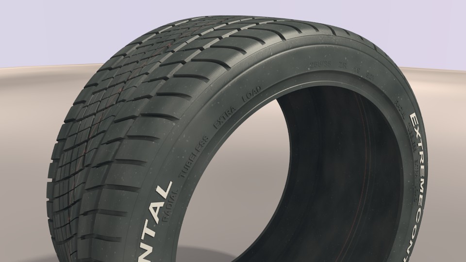 TSW wheel 10x19 with Conti ExtremeContact DWS tyre 255/35 ZR 19 preview image 7