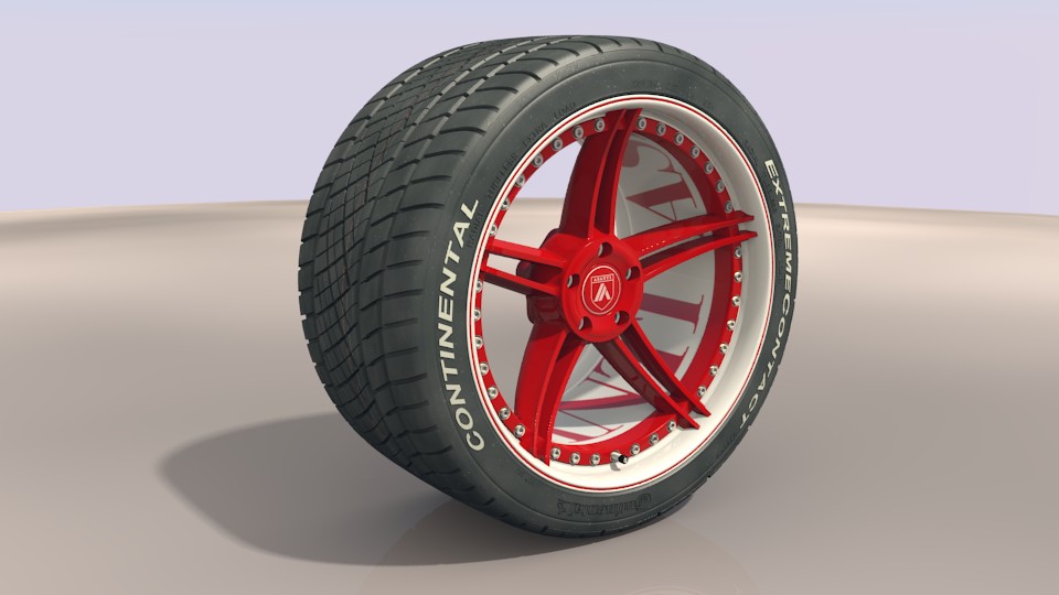 Asanti wheel 10x19 w. Conti ExtremeContact tyre preview image 1