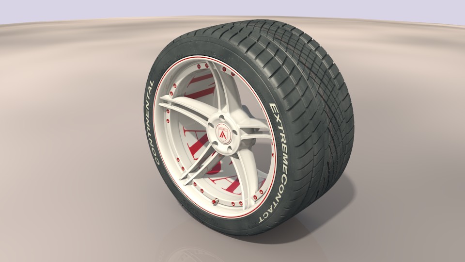 Asanti wheel 10x19 w. Conti ExtremeContact tyre preview image 3