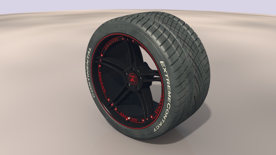 Asanti wheel 10x19 w. Conti ExtremeContact tyre preview image 5