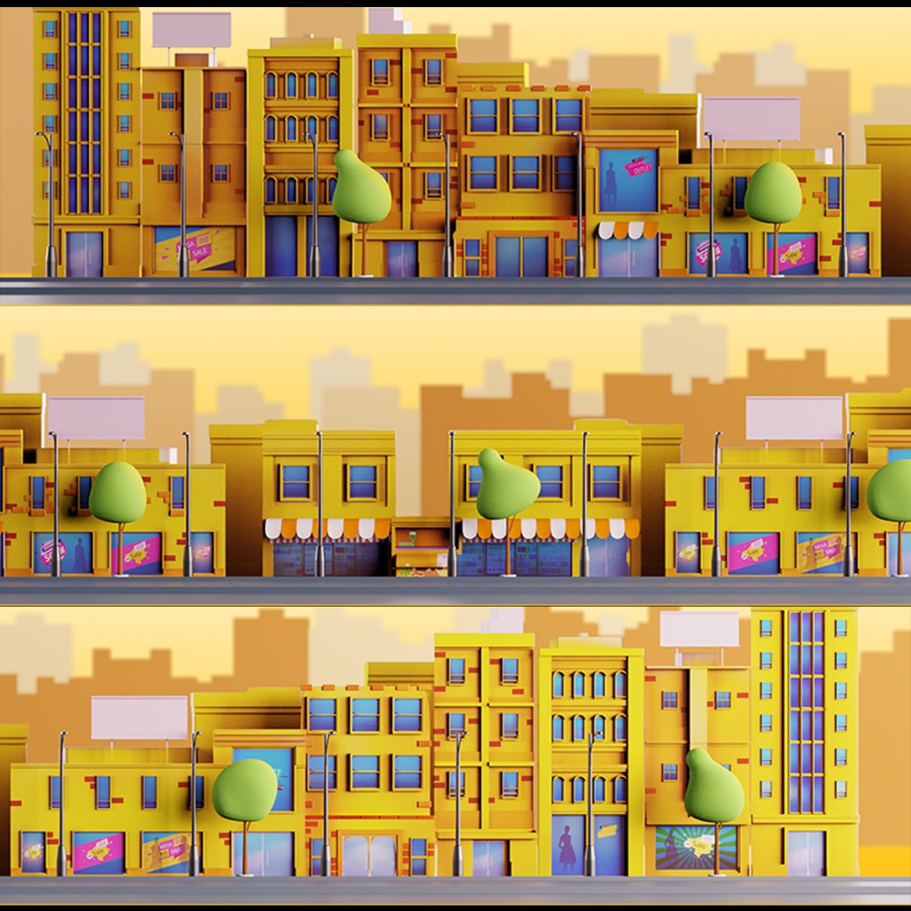 Cartoon city preview image 1