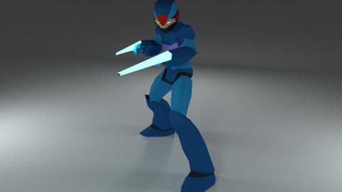 Sci-Fi Character Low Poly preview image