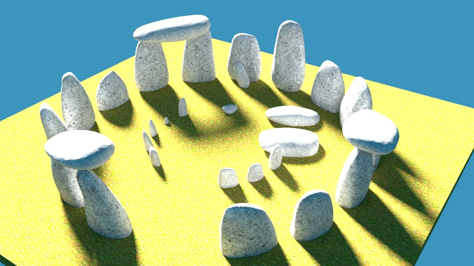 Low Poly Ritual Circle preview image 1