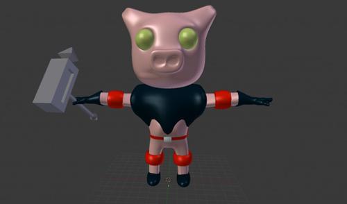 Fantasy Space Pig  preview image