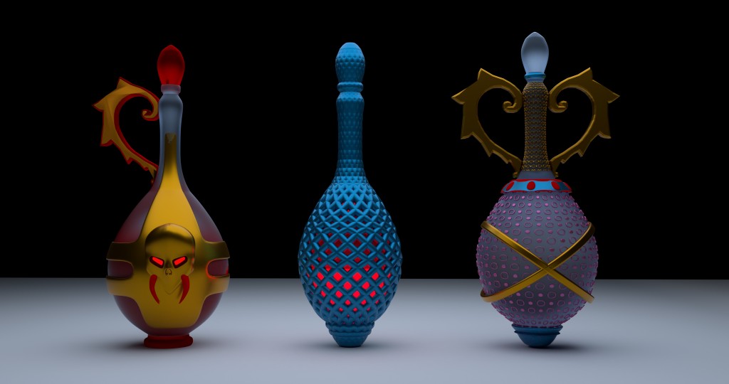 Bottle ... Set of potion bottles preview image 1