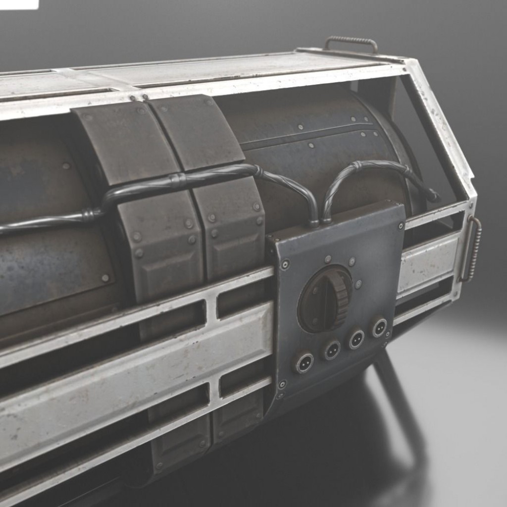 Futuristic Emergency Backup Generator preview image 4