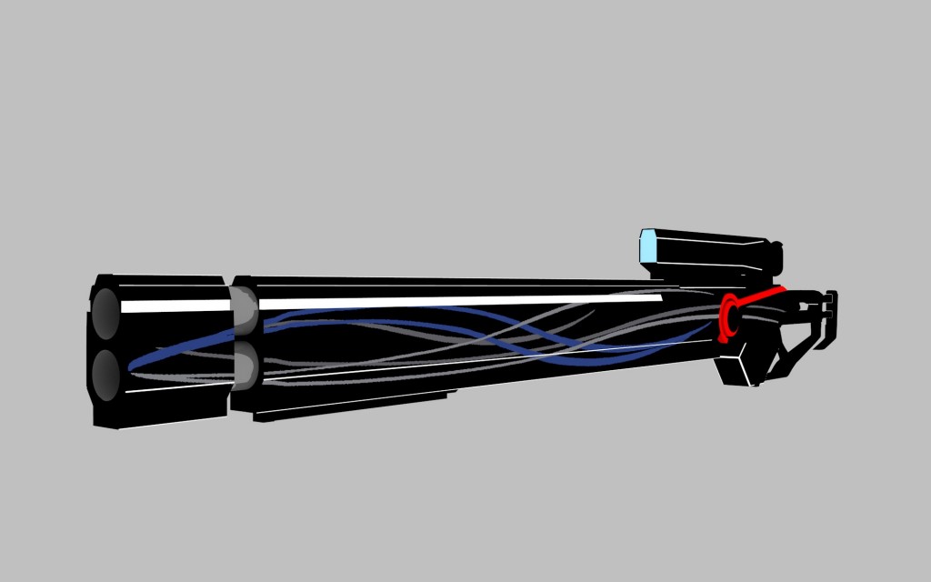 twin barrel sniper Assalt rifle preview image 1