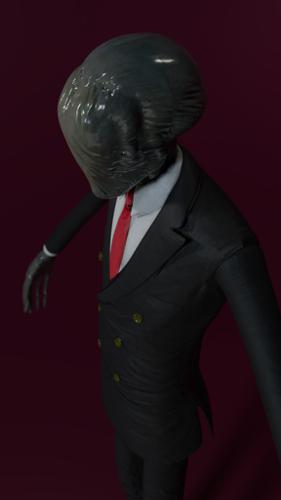 Slender Man Textured 4K preview image
