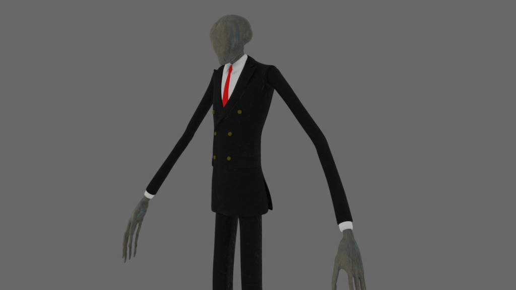 Slender Man Textured 4K preview image 2