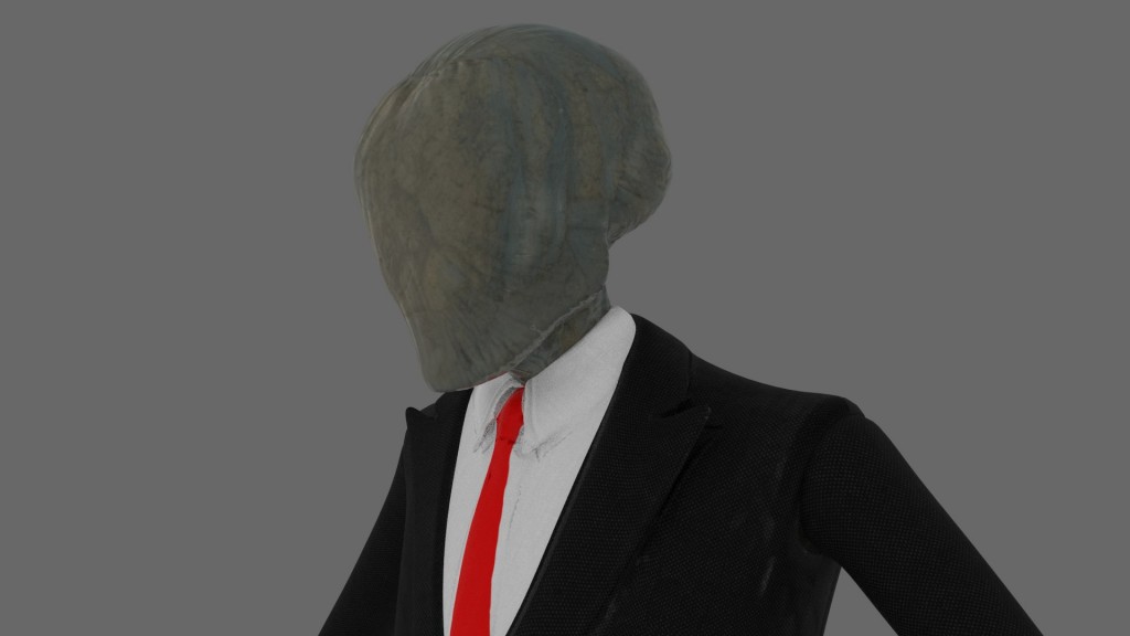 Slender Man Textured 4K preview image 4