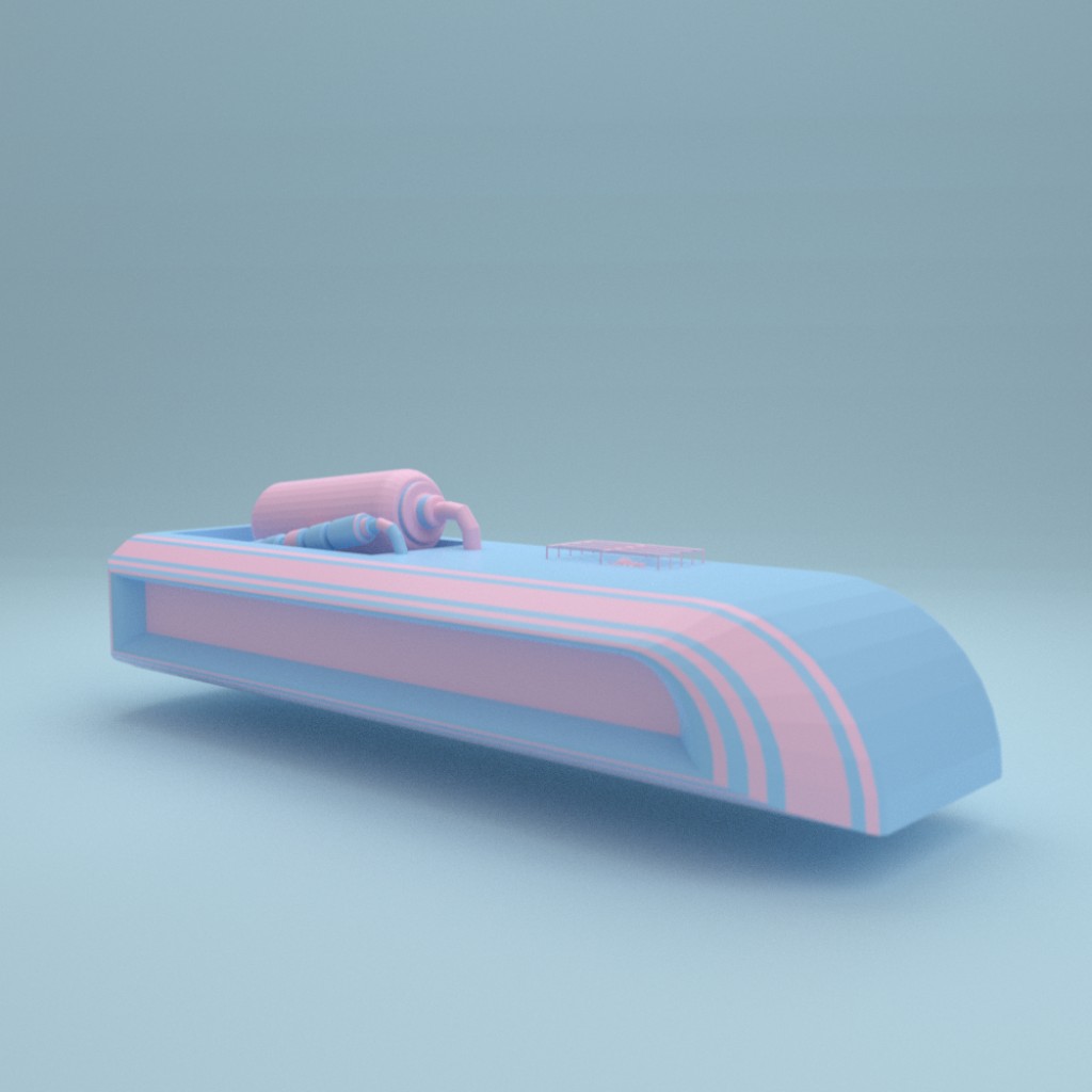 Low Poly Sci-Fi Factory preview image 4