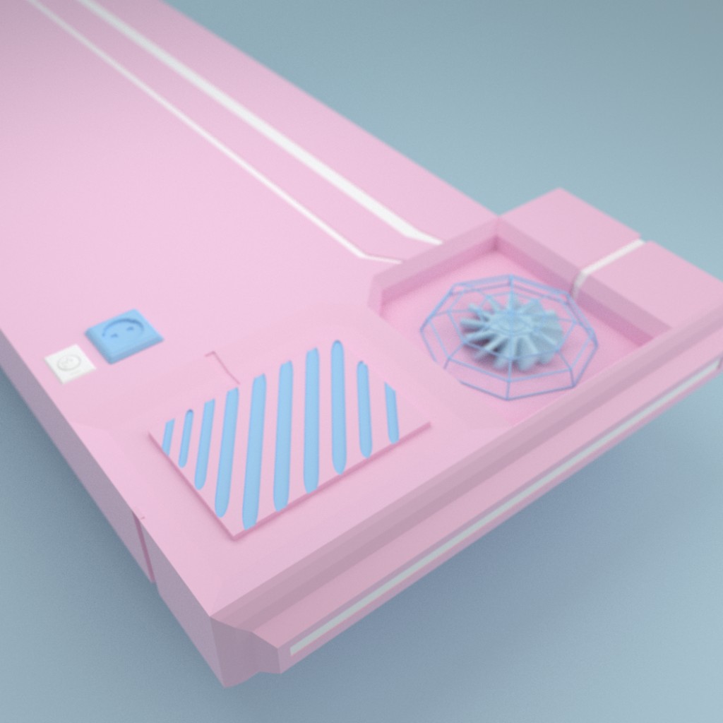 Low Poly Sci-Fi Factory preview image 6