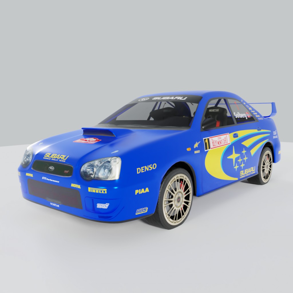 Blend Swap | Rally car Subaru Impreza WRX STI sedan 2004