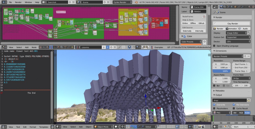 sverchok hexa grid contruction preview image 1