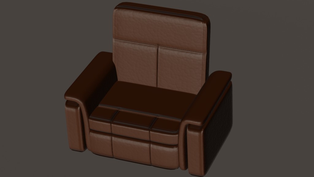 Basic, Medium Poly Recliner Chair preview image 1