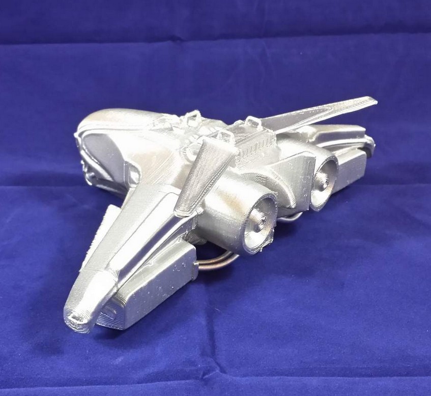 Intergalactic Spaceship 3d-printable preview image 1