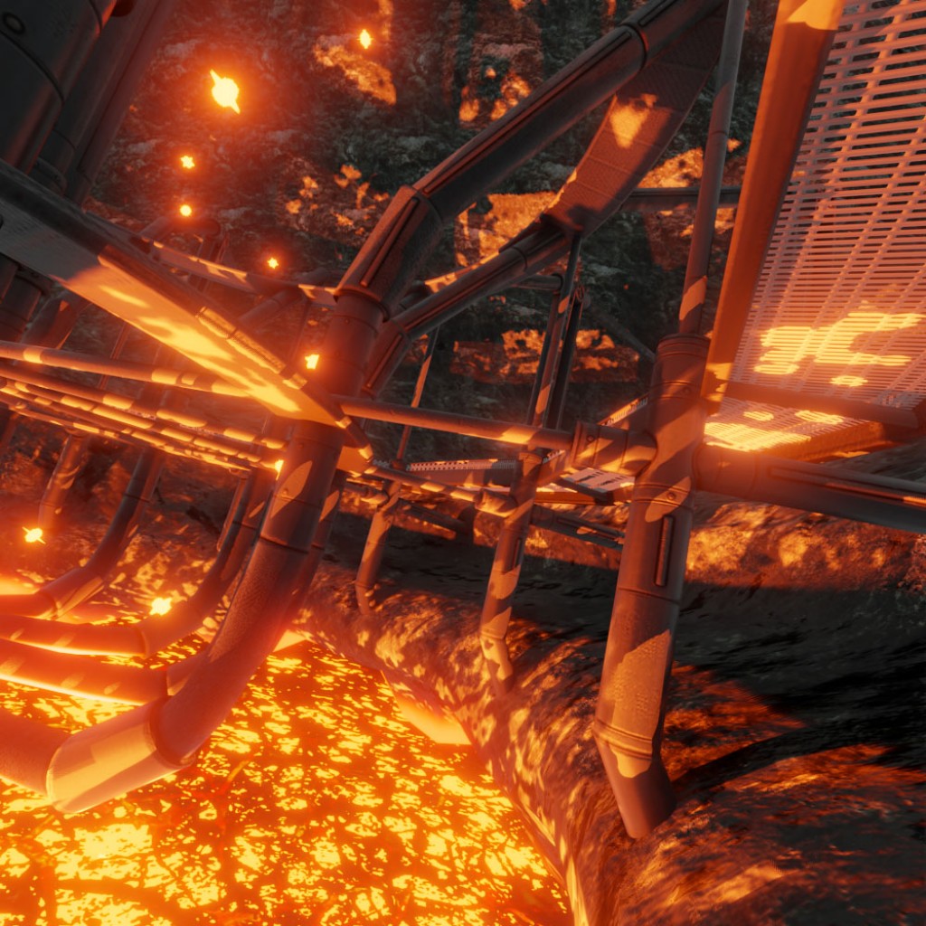 Geothermal Steam Factory Blender 2.8 Eevee preview image 1