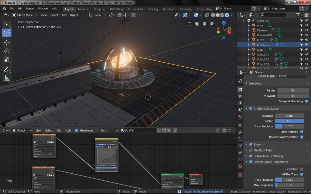 Blender Sci-fi Planet Platform preview image 3