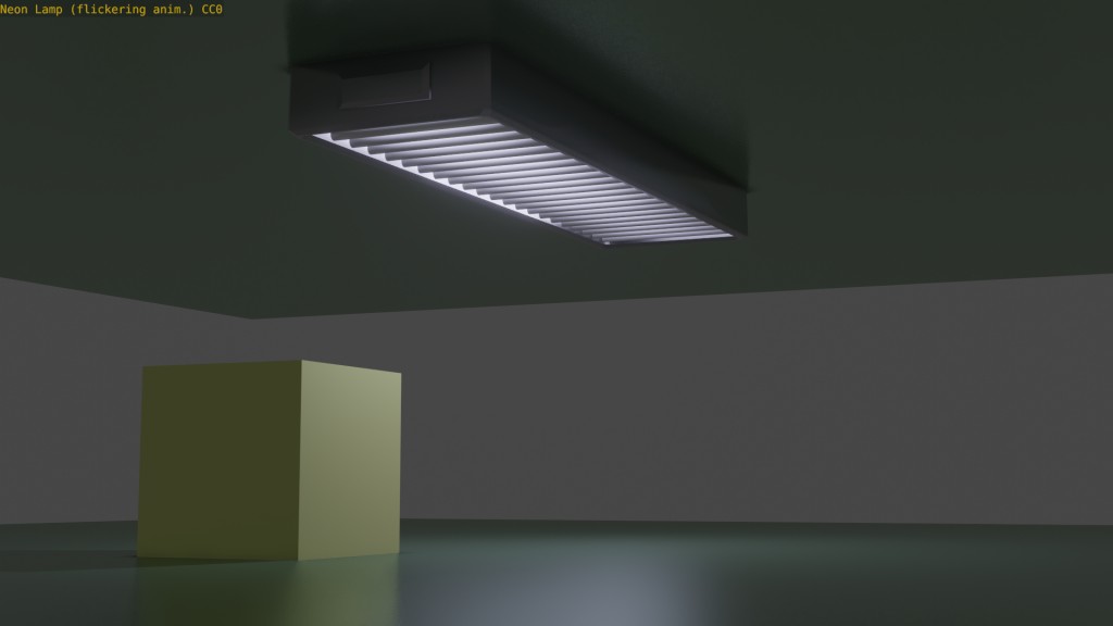 flickering Neon Lamp preview image 1