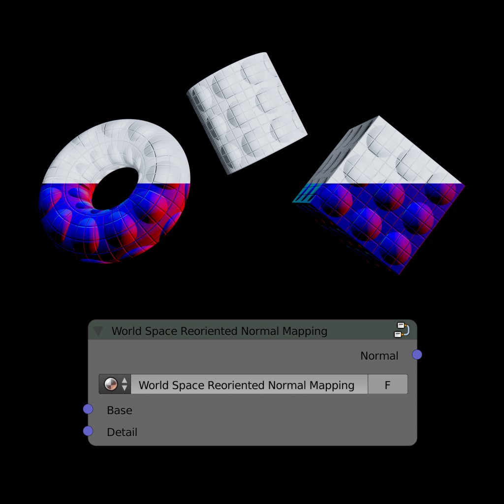 World Space Reoriented Normal Mapping Node preview image 1