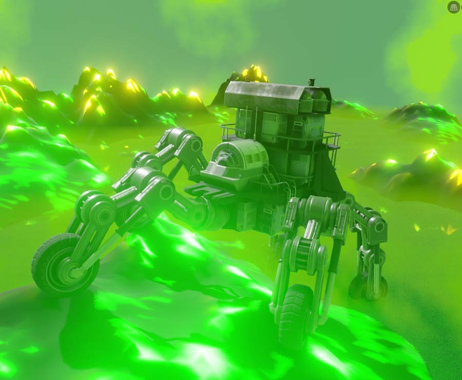 Five Wheeler (Blender 2.8 Version) preview image 1