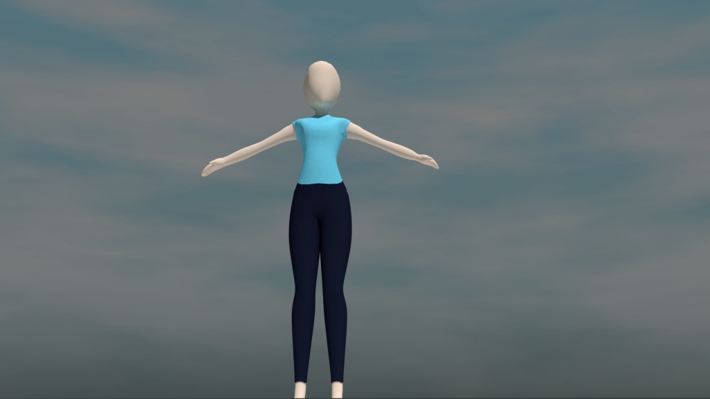 Base woman mesh preview image 1