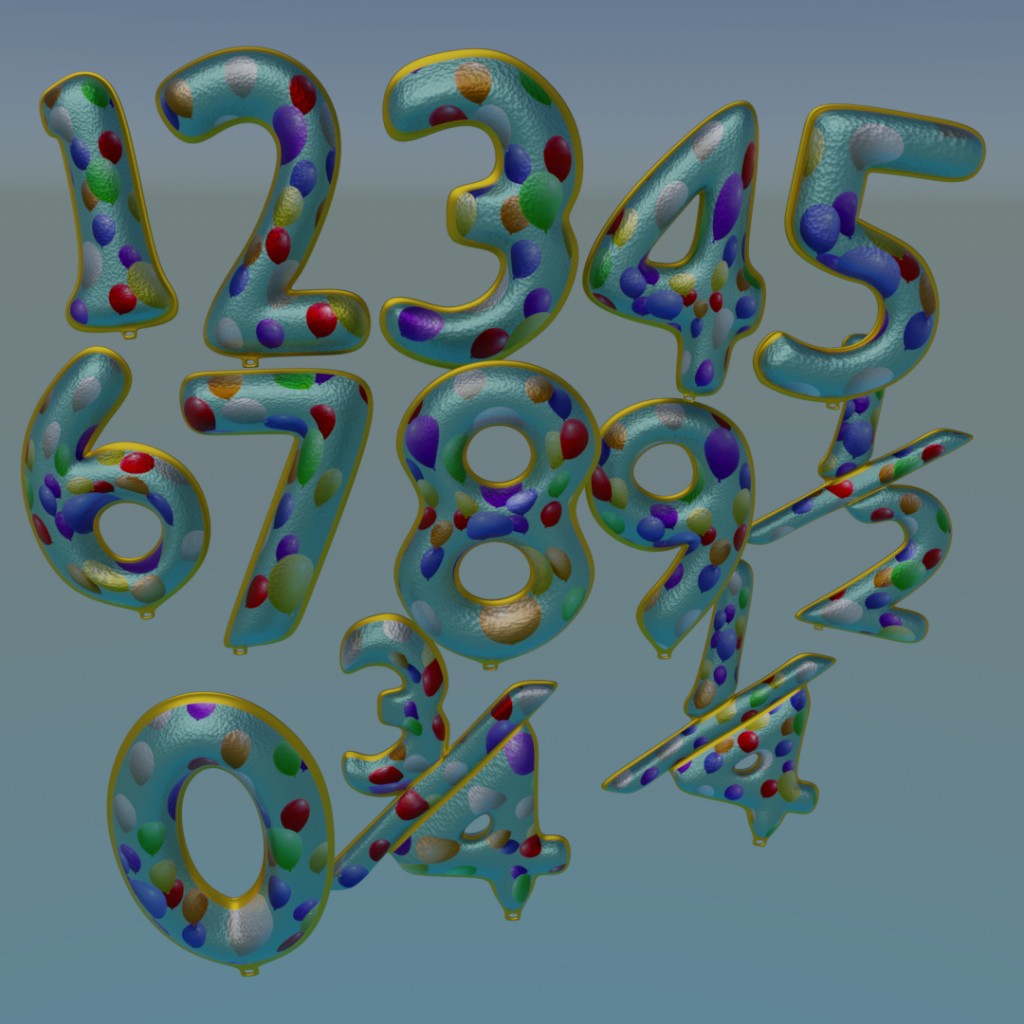 Balloons (Normal and Number) preview image 2