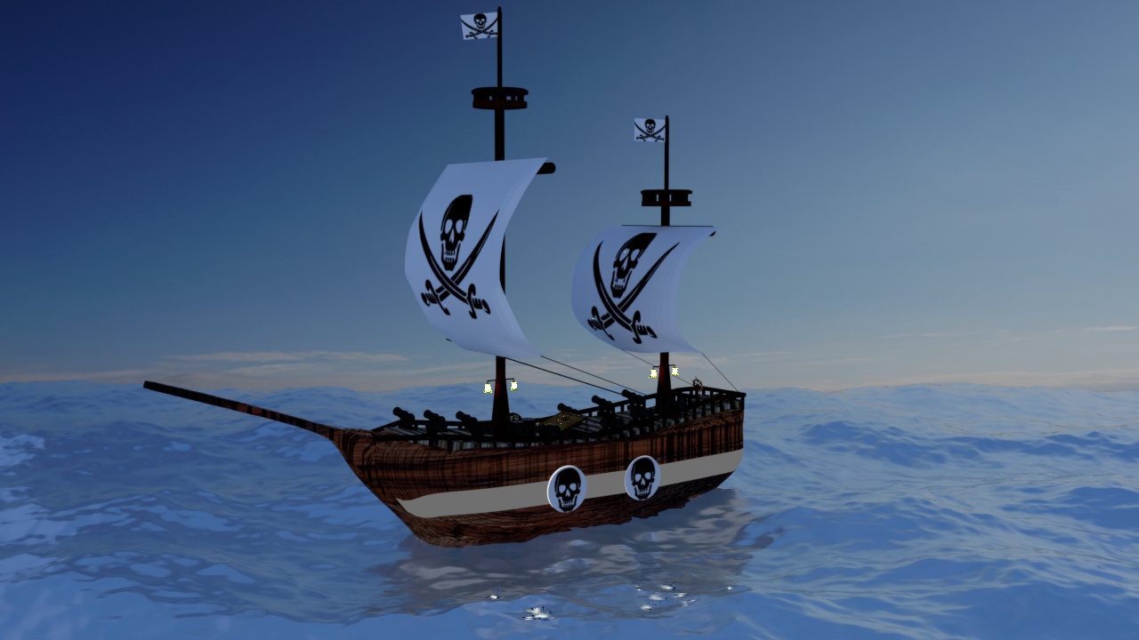 Schooner with 14 canons preview image 5