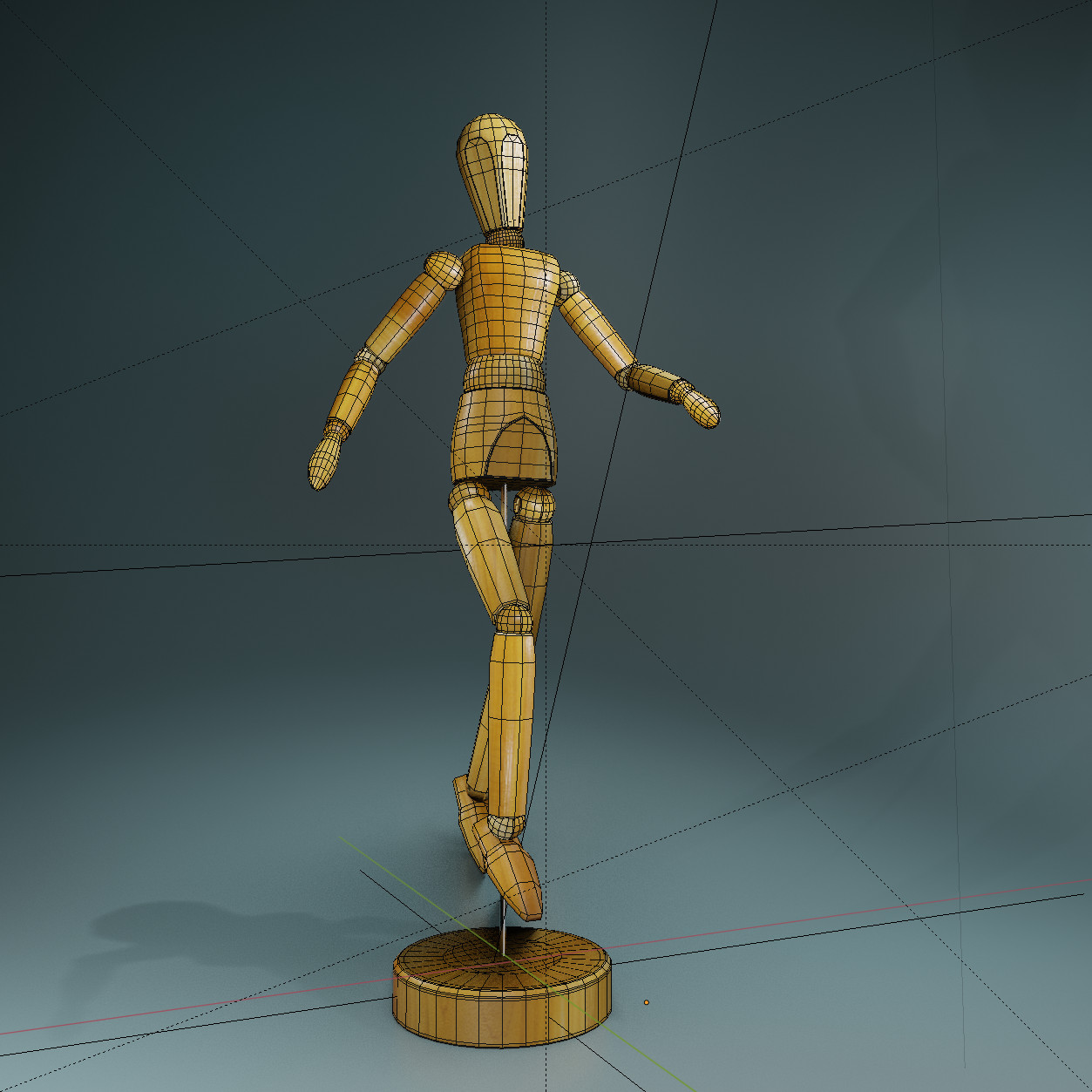 wooden manikin