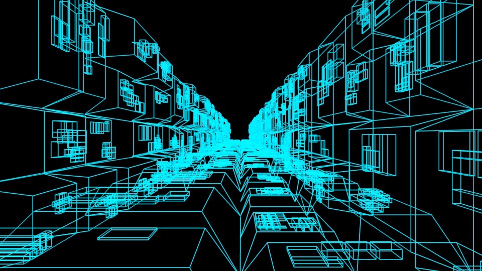 Glowing sci-fi trench v1.0 preview image 1