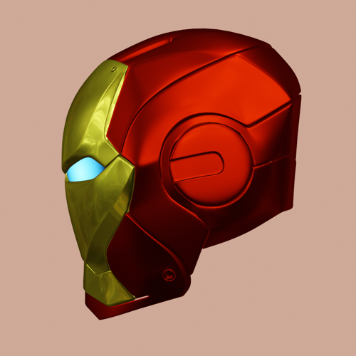 cabeza de iron man preview image