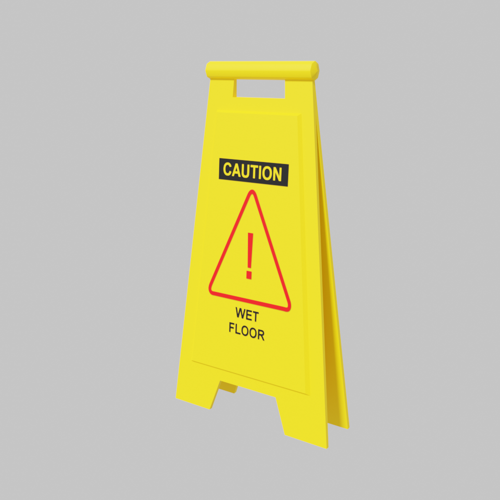 Wet floor sign preview image 1
