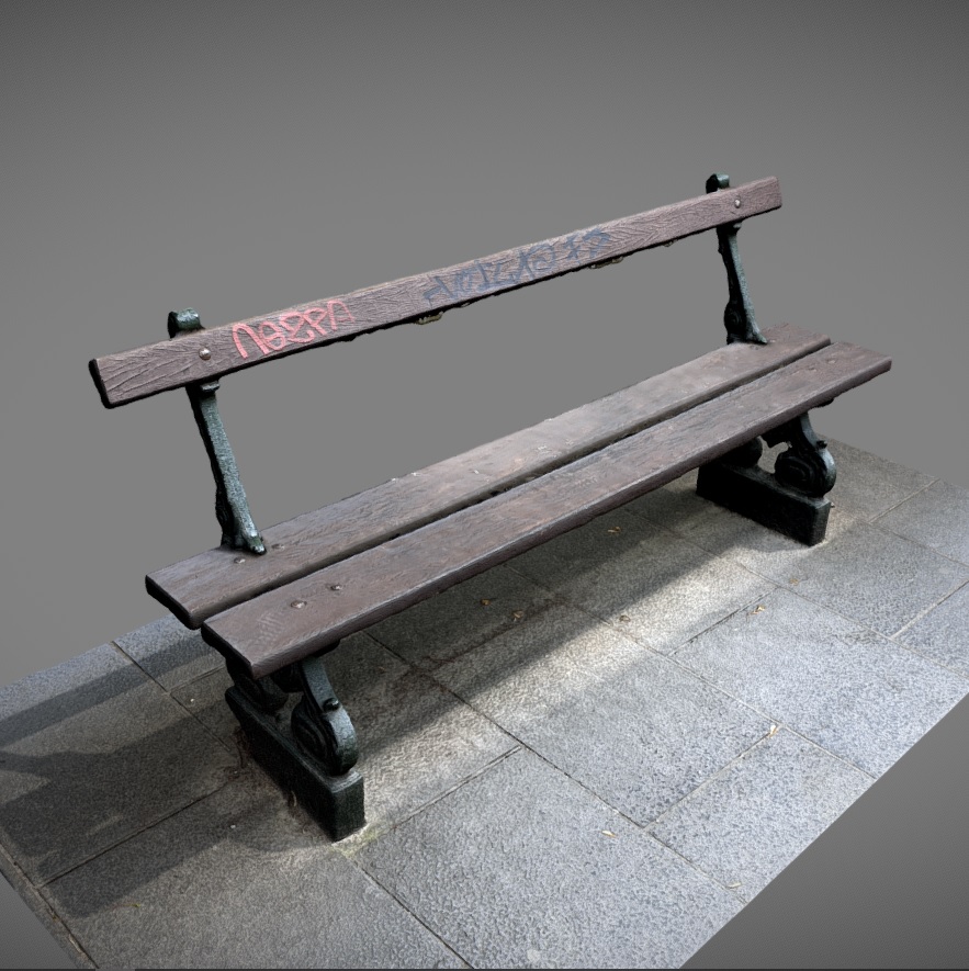 Bench in the city of Brussels preview image 1