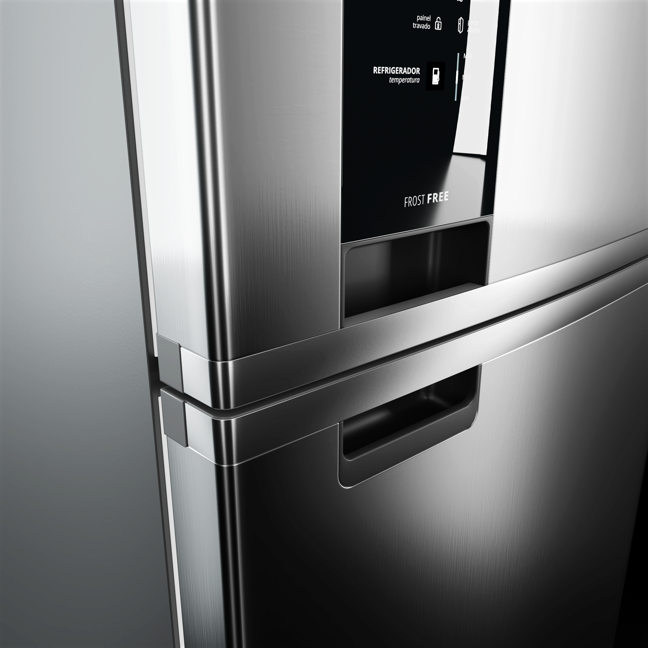 Geladeira Brastemp Frost Free Duplex 500 litros Inox  preview image 2