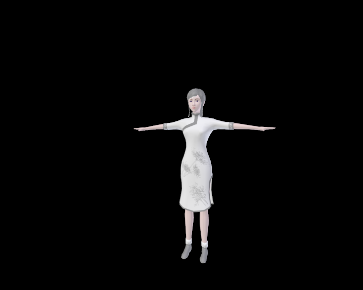 A Girl Character, Linglong, of Chinese-Magic-RPG Style, V1 preview image 1