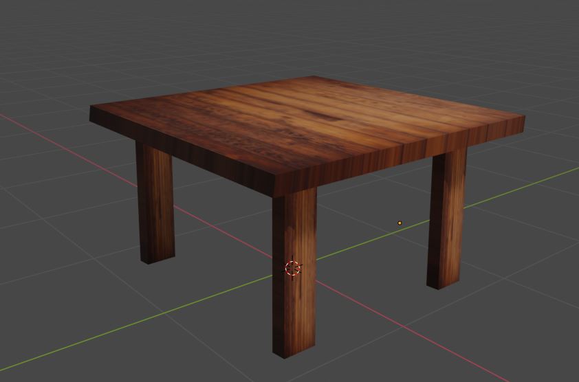 Wood textured table preview image 1