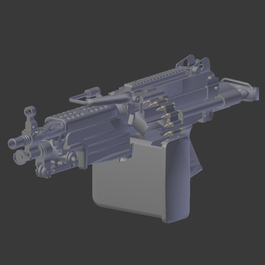 M249para Machine Gun preview image 1