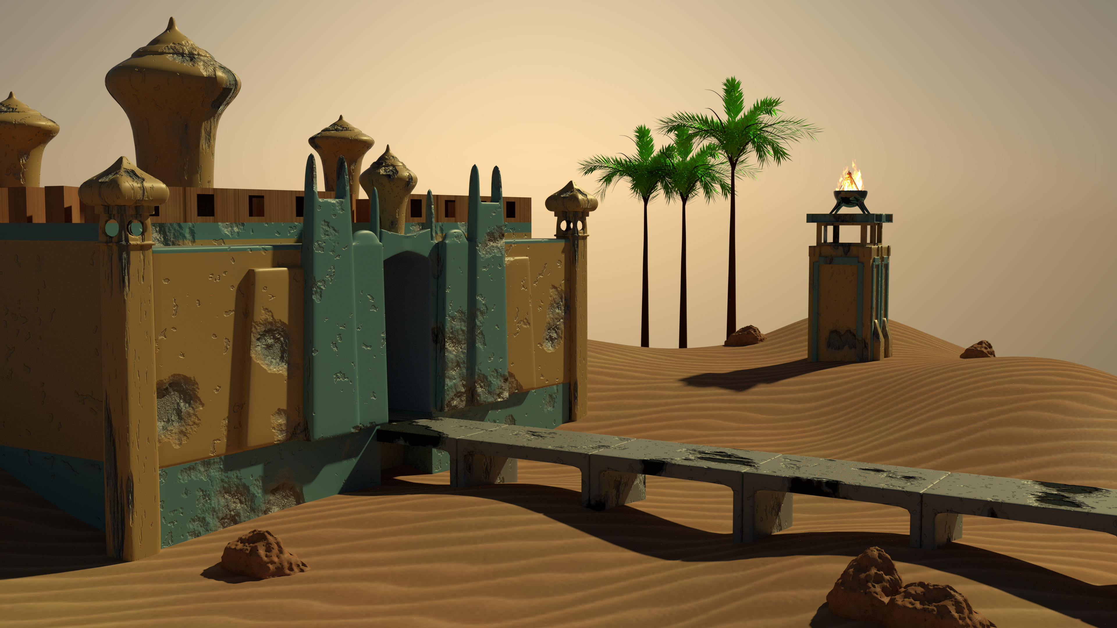 Old Building in a Desert preview image 1