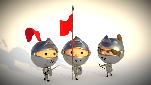 Warrior rigged preview image