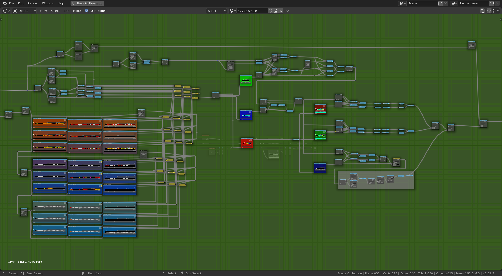 Node Font - create text using the shader node editor preview image 2