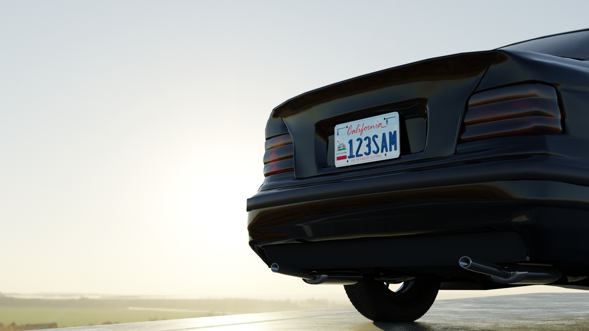 Imperfect Black BMW E36 preview image 3