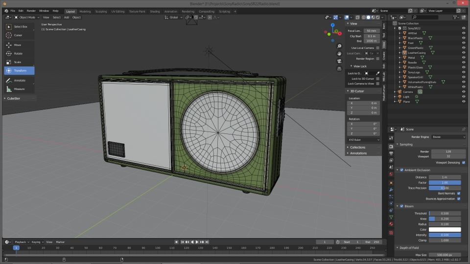 Vintage AM Radio Sony SR-22 preview image 3