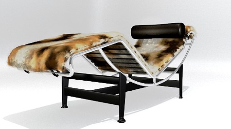 Chaise lounge LC4 preview image 1