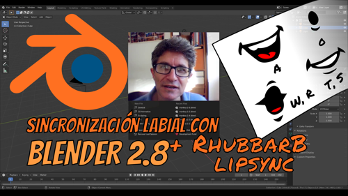 Tutorial: Lipsync with blender 2.8 and Rhubarb lipsync (3 from 5) preview image