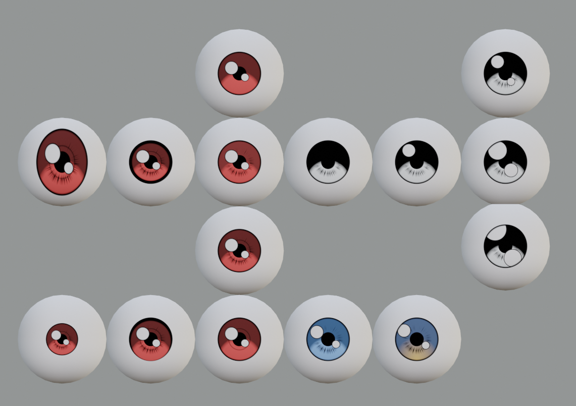 Procedural Texture:Manga Eye  preview image 1