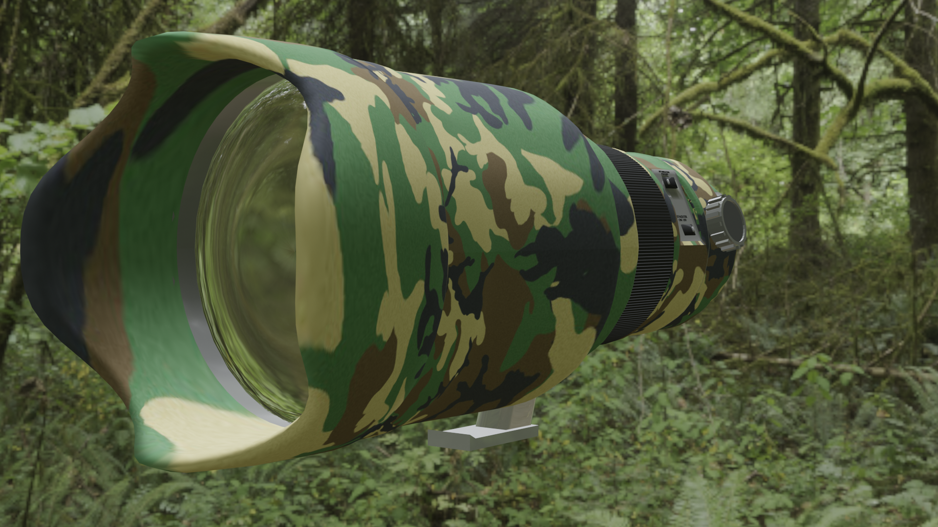 Canon camo camera lens preview image 1