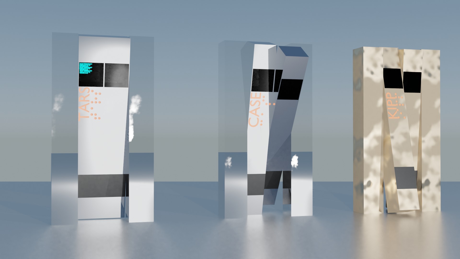 Blend Swap TARS, CASE, KIPP (Interstellar)