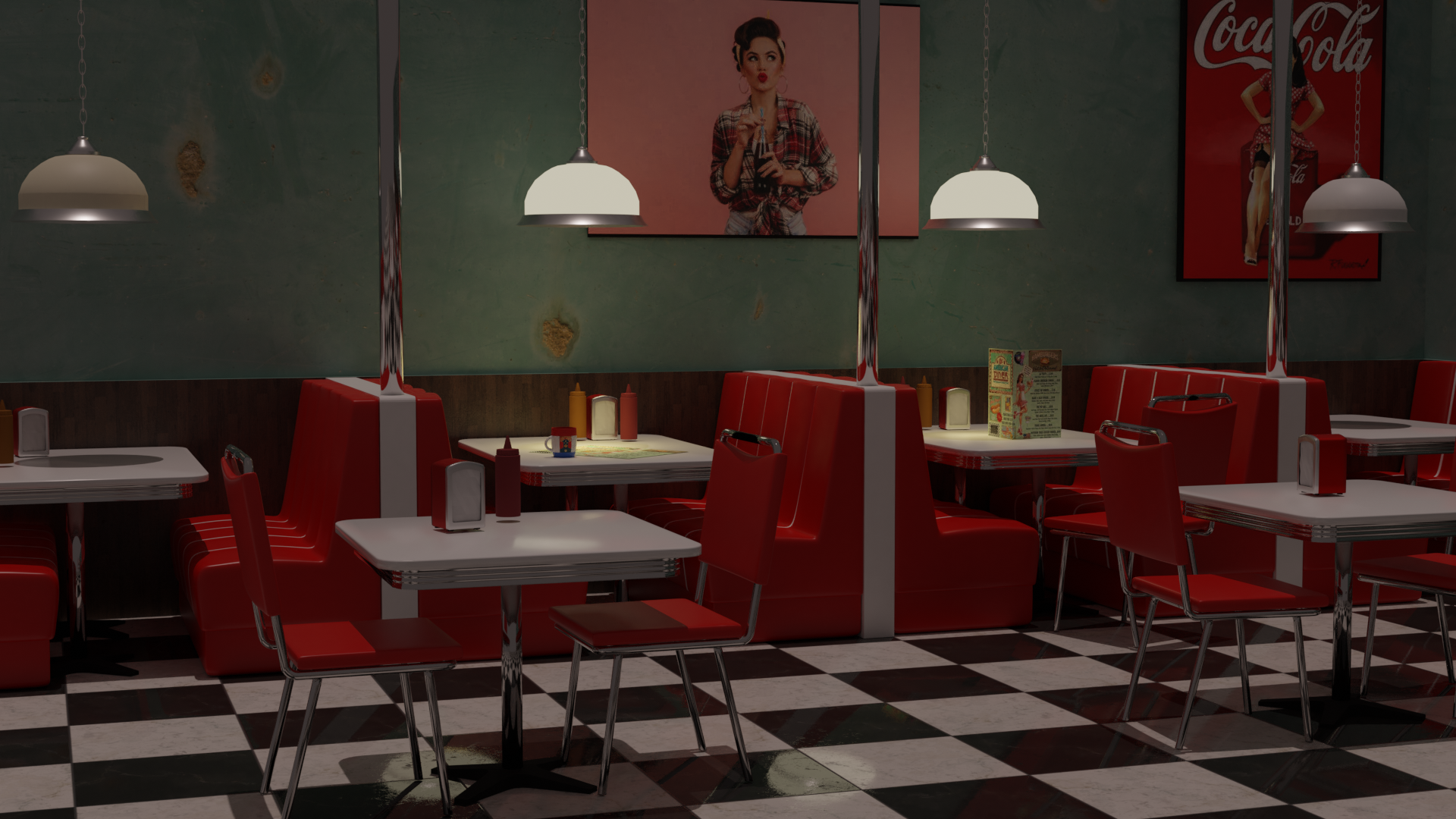 American vintage diner preview image 1