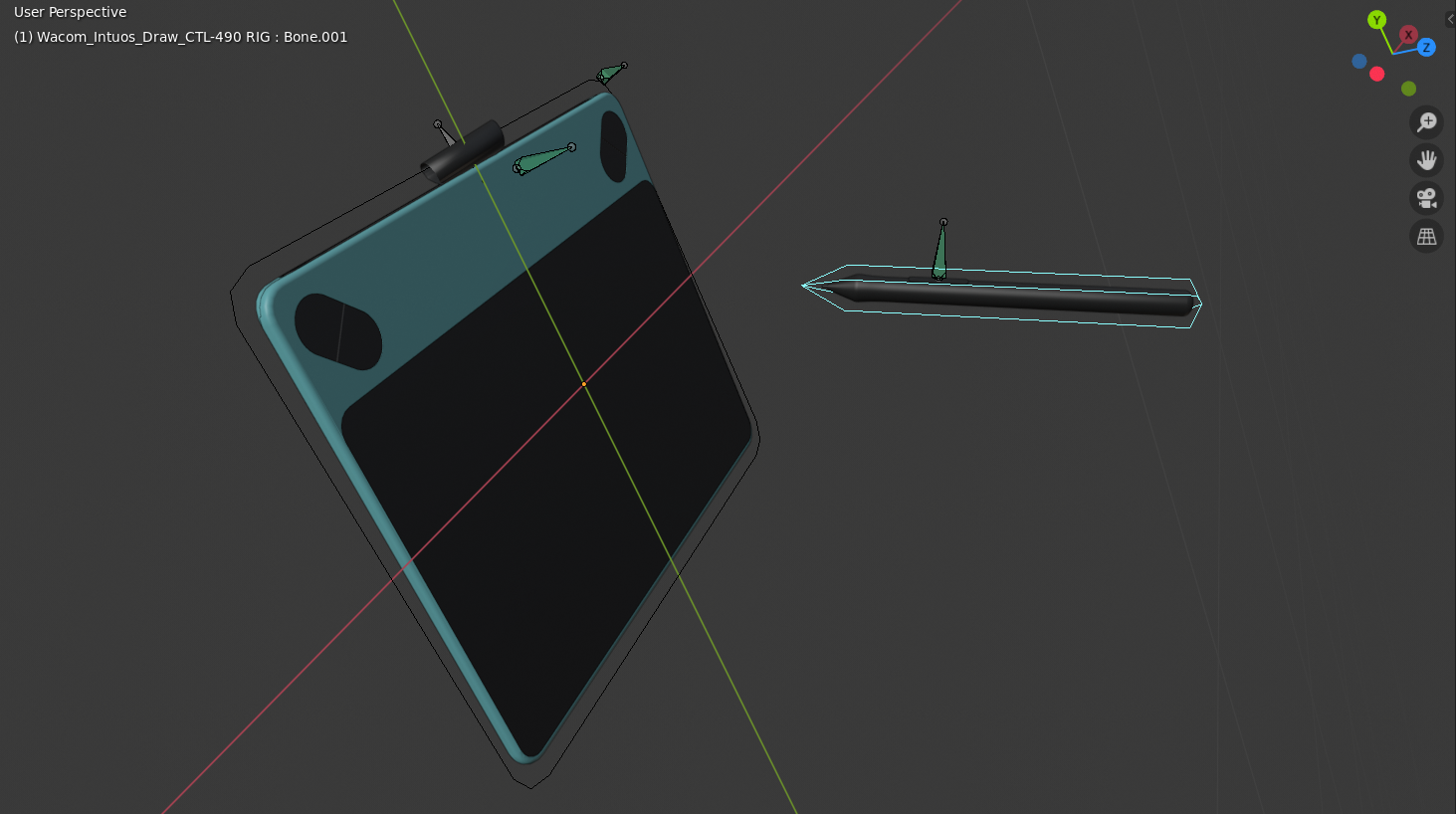 Wacom Intuos Draw (Rigged) preview image 1