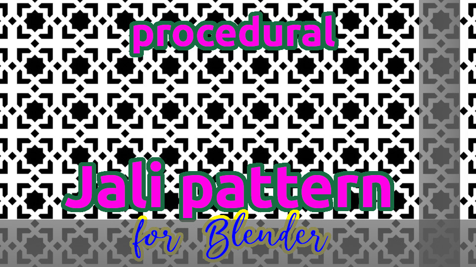 Procedural Jali Pattern preview image 1
